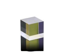 1 Prisma Triangular de Vidrio óptico con Forma de Cubo K9 (15 x 15 x 15 mm)