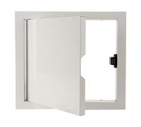 1 puerta de acceso de metal blanco resistente - Panel de acceso fácil de abrir for paneles de yeso | Puerta de inspección con cerradura magnética duradera(55x55cm)