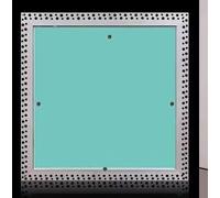 1 puerta de acceso de placa de yeso de aleación de aluminio, diseño de fácil apertura superior para una integración de pared sin costuras (800 x 800 mm)