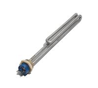 1 pulgada/rosca DN25 201 tornillo plegable de acero inoxidable tipo Elemento calentador de agua 1KW/2KW/3KW/4KW/6KW tubo de calefacción eléctrica 1 Uds(380V,2KW 210mm 201SUS)