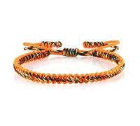1 pulsera de cuerda multicolor hecha a mano para budista tibetano trenzado hilo de nodos para mujeres y hombres, Piedra