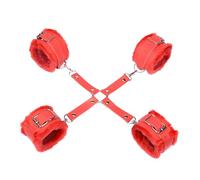 1 Pulsera de Cuero Rojo de Felpa Un Accesorio de Juego Femenino para Parejas para añadir a su diversión,Ajustable
