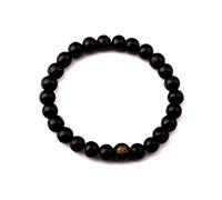 1 pulsera de rosario con cuentas madera, regalos joyería, oración y meditación Buda budista chino sándalo, color rojo(Black)