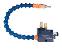 1 pulverizador de lubricación de refrigerante con niebla sellada, puerto de pulverización de latón universal for torno CNC, fresadora, taladro y máquina de grabado.(520mmWide Angle)