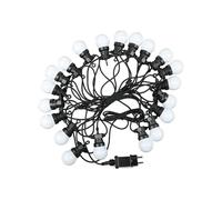 1 pz 0.5W LED String Light 10m with 20 Bulbs EU 3000K