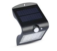 LA'MPARA SOLAR LED 1.5W COLOR NEGRO LUZ NATURAL 4000K VT-767-2 8277
