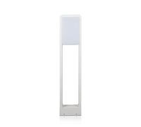 1 pz 10W LED Bollard Lamp Samsung Chip White Body IP65 6400K