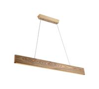 1 pz 10W LED Pendant Lampholder Wood Painting+White Body L900H40
