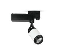 1 pz 10W LED Track Light Black&White Body 6000K