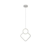 1 pz 12W LED Designer Metal Hanging Lamp 2801800MM White Body 4000K