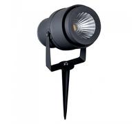 1 pz 12W LED Garden Spike Lamp Grey Body Green