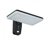 1 pz 15W LED Solar Yard Light LiFePO4 Battery 3.2V 6000mA CCT: 6000K+4000K Black