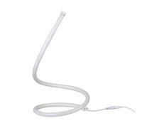 1 pz 17W LED Designer Table Lamp with EU Plug Cord + Switch White 3000K