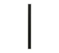 1 pz 17W LED Wall Lamp Black Body 3000K IP54