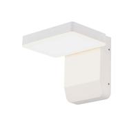 1 pz 17W LED Wall Light 3000K White Body Square IP65
