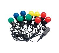 1 pz 1W LED String Light 10m with 20 Bulbs EU RGBy