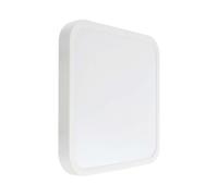 1 pz 24W LED Dome Light Square White Frame 4000K IP44
