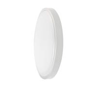 1 pz 24W LED Dome Light With Sensor SAMSUNG Chip 6500K Round White Frame IP44
