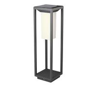 1 pz 2W LED Solar Bollard Light Samsung Chip Grey Body 3000K