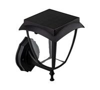 1 pz 2W LED Solar Stand Lamp Black Body 3000K+6000K IP44