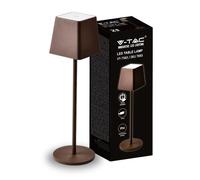 1 pz 2W Table Lamp Corten Body IP54 3000K