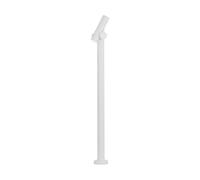 1 pz 2x2.6W 2 Way Spot Light (129X159X1000mm) 3000K White Body IP44
