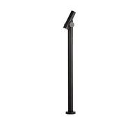 1 pz 2x2.6W 2 Way Spot Light (129X159X1000mm) 4000K Black Body IP44