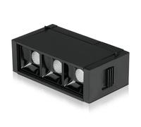 1 pz 31W LED Magnetic SMD Linear Spotlight Black IP20 24V 4000K
