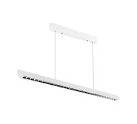 1 pz 36W LED Linear Hanging Suspension Light Lens Type-CCT:3IN1 - White