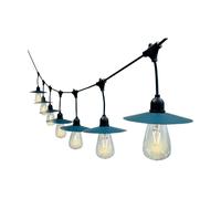 1 pz 3W LED Solar String Light 15pcs LED Single Bulbs