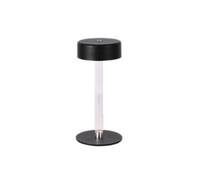 1 pz 3W LED Table Lamp (D120260) 3IN1 Black+Transperent Center Pillar