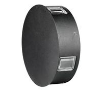 VT-218215 - Luminaria mural, 5 W, 3000 K, negra, IP65, redondo
