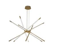 1 pz 42W LED Designer Hanging Light 8531120CM Gold Body 3000K