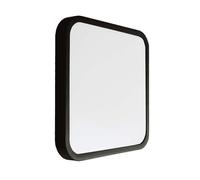 1 pz 48W LED Dome Light Square Black Frame 3000K IP44