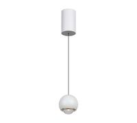 1 pz 5W LED Hanging Pendant Light White Body 3000K