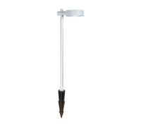 1 pz 6W LED Bollard Lamp White Body 4000K IP54