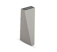 1 pz 6W LED Wall Light Grey Body IP65 3000K