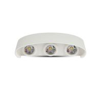 1 pz 6W LED Wall Light Sand White IP54 3000K