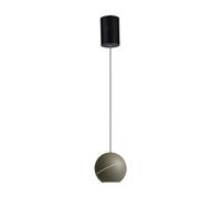 1 pz 8.5W LED Hanging Lamp Φ180 Adjustable Wire Touch On/Of Gold Body 3000K