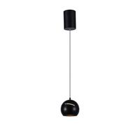 1 pz 8.5W LED Hanging Lamp Φ180 Black Body 3000K