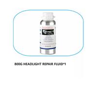 (1 pz 800 g) Kit di riparazione e pulizia dei fari per auto, liquido lucidante chimico da 300 ml