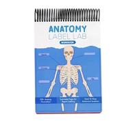 1 pz Anatomía y Fisiología For Dummies, Cuaderno de trabajo Label-Lab, Guía de estudio de anatomía 100+ a todo color para estudiantes de medicina, médicos y enfermeros