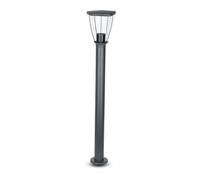 1 pz Bollard Lamp with Clear Cover Black