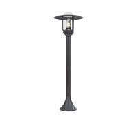 1 pz E27 Pole Lamp Holder Clear Glass Matt Black Body