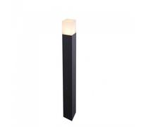 1 pz GU10 Garden Floor Lamp Aluminum Body Square Black 80X80X800mm IP54