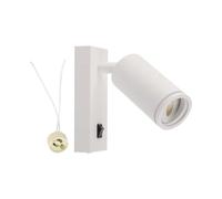 1 pz GU10 Spotlight Fitting Wall Mounted White Body