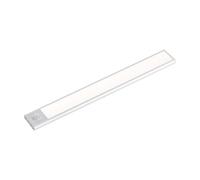 1 pz Lampada LED da armadio ricaricabile USB 2W Sensore PIR Colore argento 40cm
