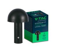1 pz LED Table Lamp 1800mAH Battery 150250 3IN1 Black Body