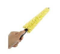 (1 pz) Nuovi strumenti di lavaggio, spazzola gialla per la pulizia dei cerchi dei veicoli