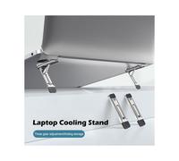 (1 pz) Supporto universale pieghevole in metallo per laptop, supporto di raffreddamento antiscivolo